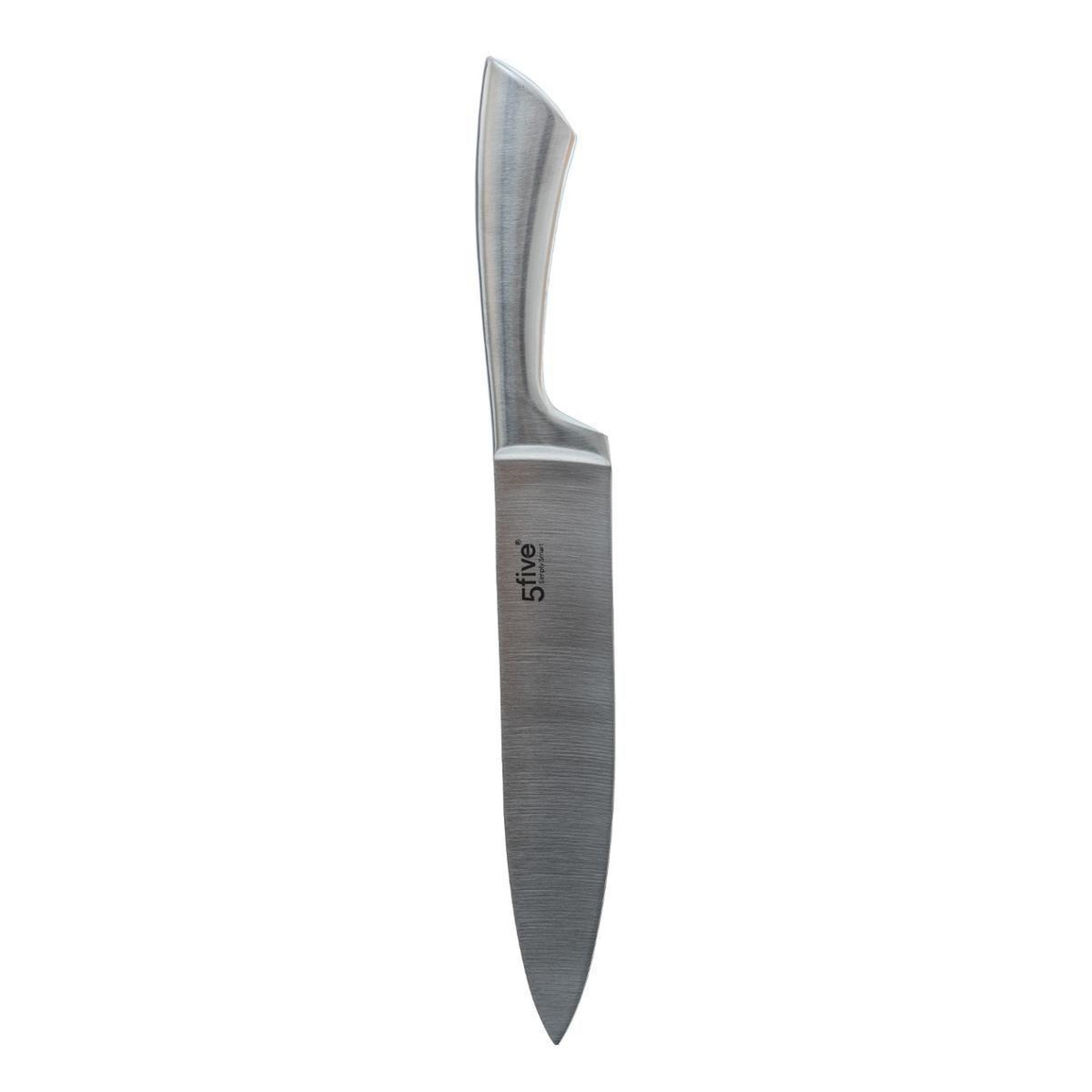 Voir la diapositive 5 : FIVE Bloc 5 couteaux & ciseaux  inox  36cm argent