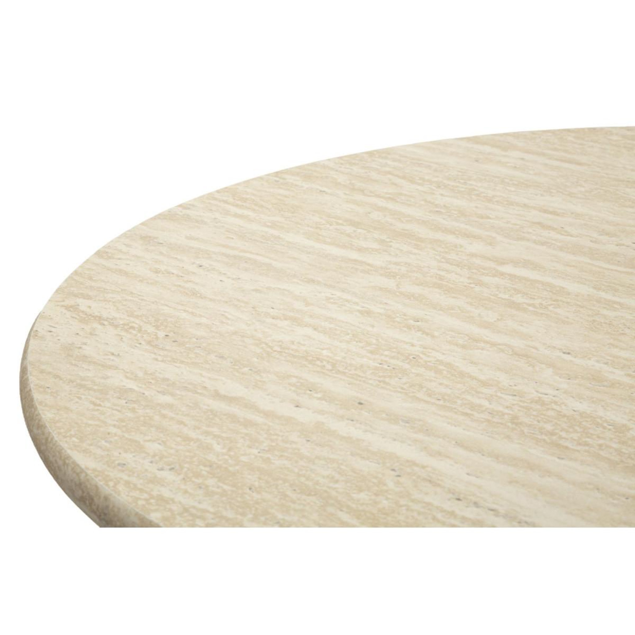 Voir la diapositive 3 : Paris Prix Table de bar ronde  alaska  106cm crème