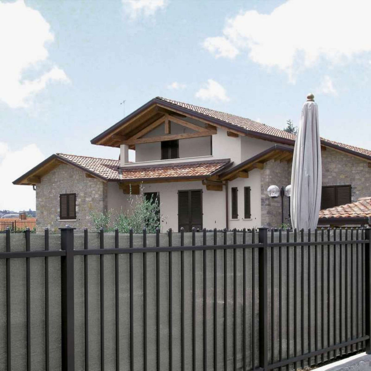 Tenax Brise vue gris  Taille 1.5 x 5 m