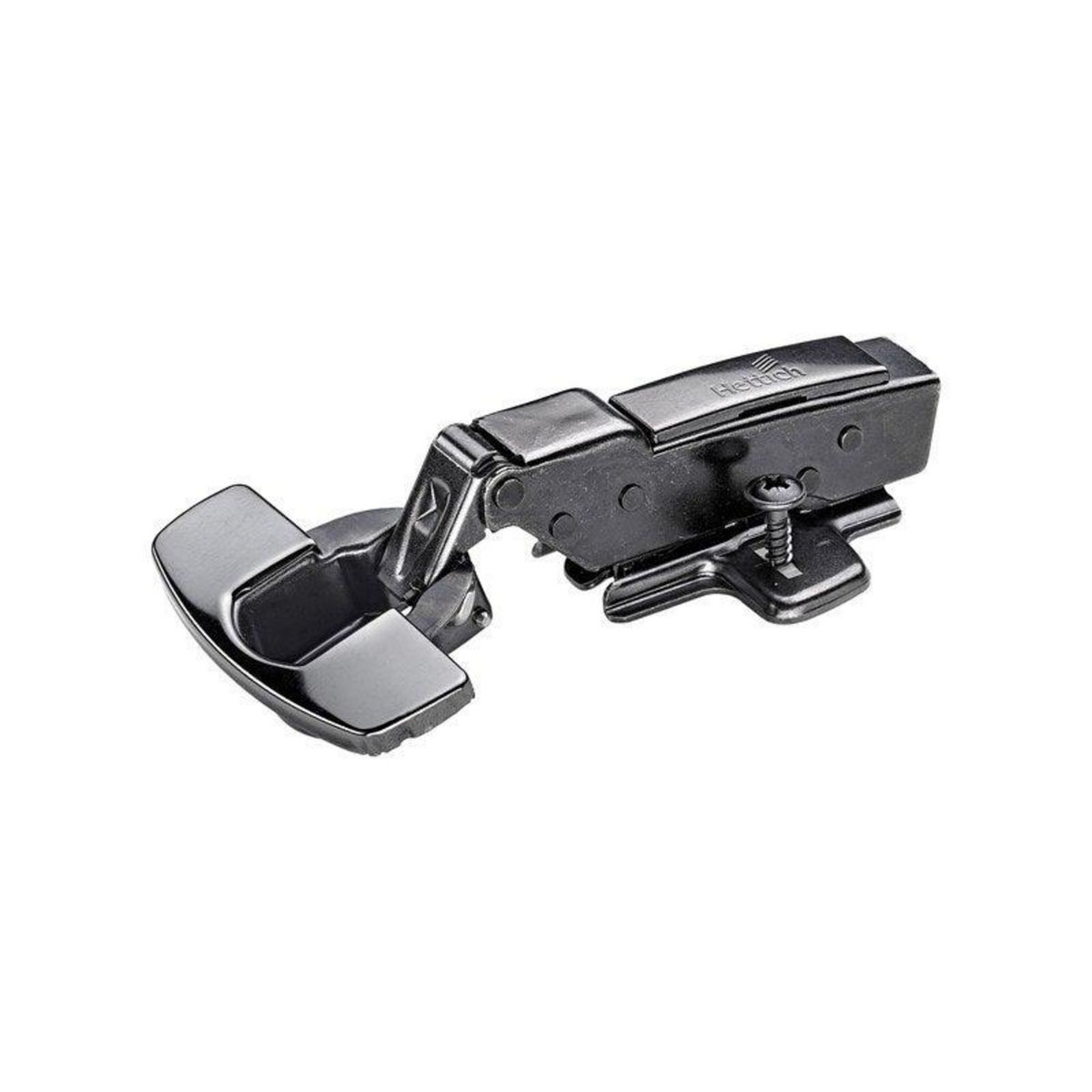 CENTRALE BRICO Charnière invisible acier pour meuble, amorti 1/2 applique rentrant 35 mm