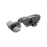 CENTRALE BRICO Charnière invisible acier pour meuble, amorti 1/2 applique rentrant 35 mm