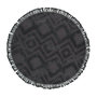 Voir la diapositive 1 : Paris Prix Tapis Rond Design  Hilma  200cm Gris Foncé
