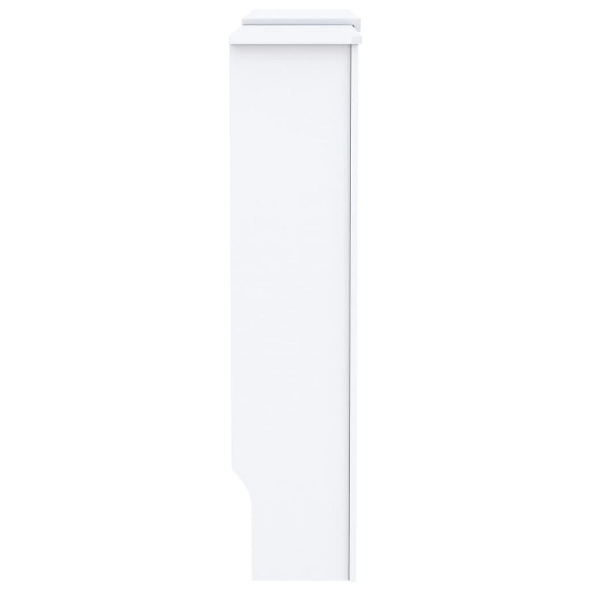 VIDAXL Cache-radiateur MDF Blanc 205 cm