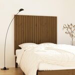 VIDAXL Tete de lit murale Marron miel 127,5x3x110cm Bois massif de pin