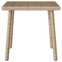 Voir la diapositive 5 : VIDAXL Table basse de jardin rectangulaire beige 40x40x37 cm rotin