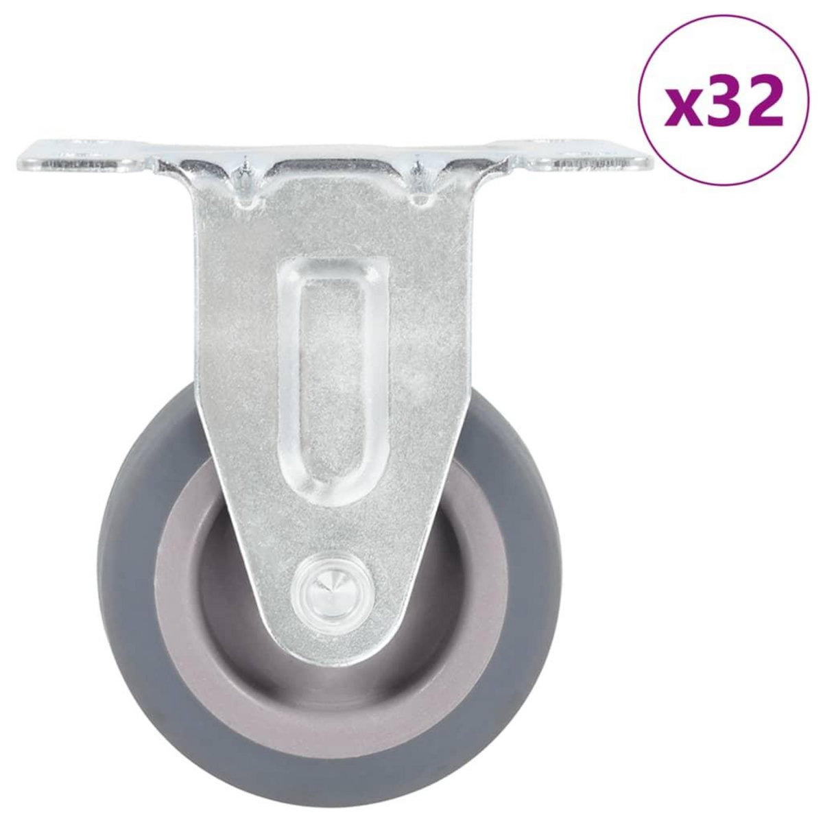 VIDAXL 32 pcs Roulettes fixes 50 mm