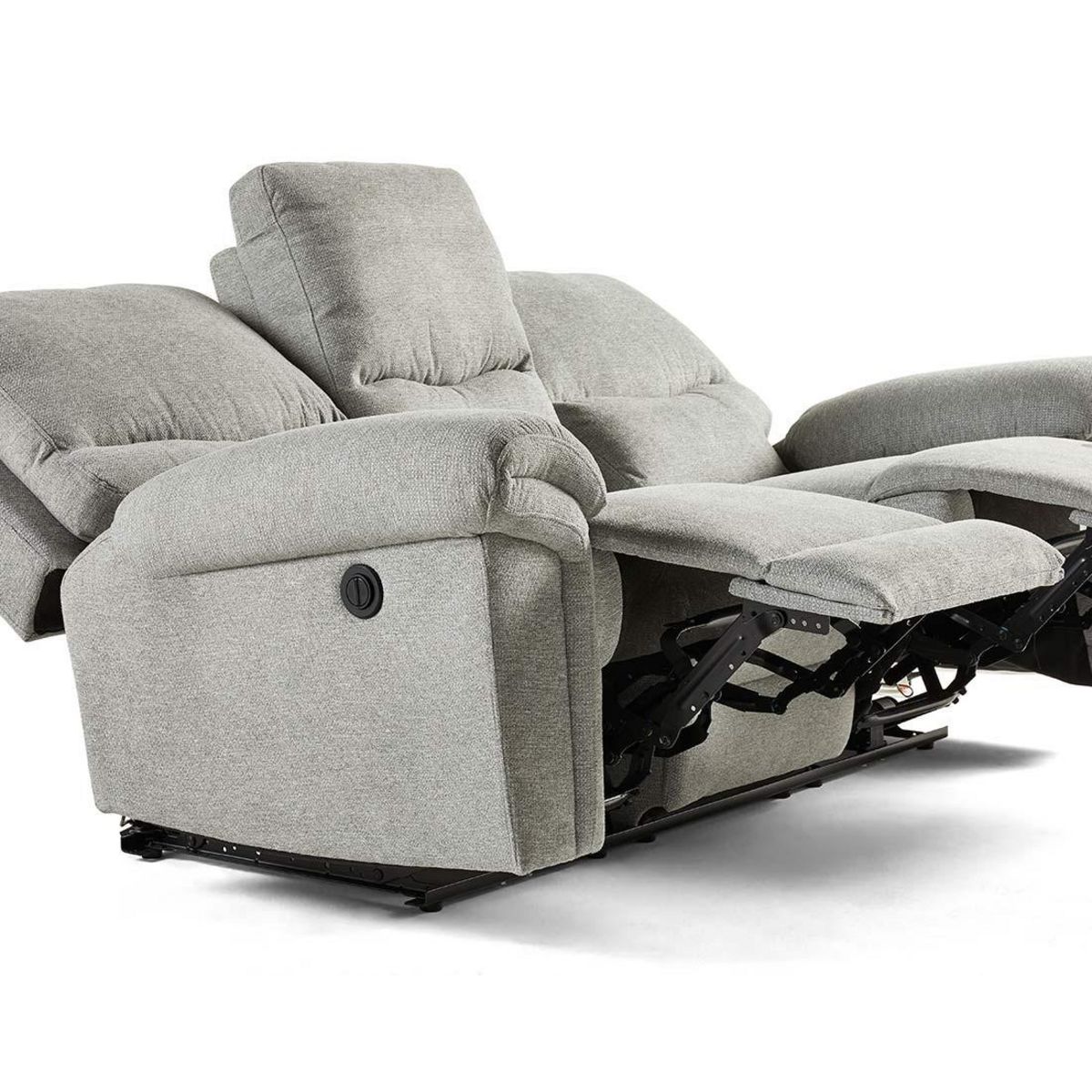 BEST MOBILIER Jasmin - canapé relax électrique 2 et 3 places - en tissu