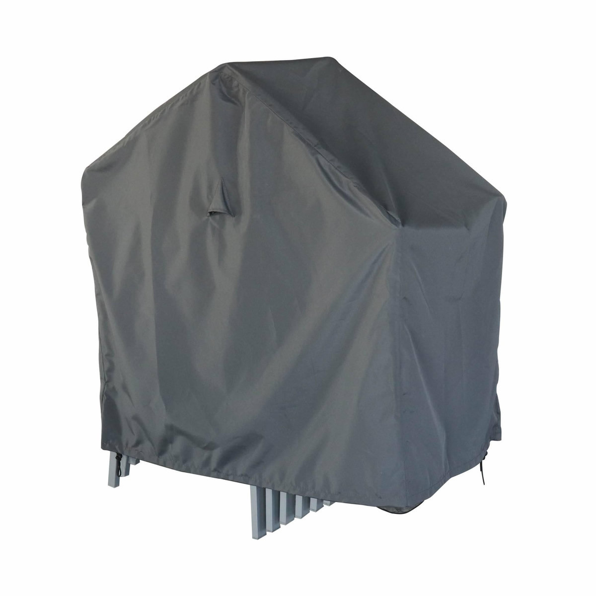 SWEEEK Housse de protection.  gris foncé - Bâche en polyester enduit PA pour lot de 8 chaises / fauteuils