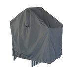 SWEEEK Housse de protection.  gris foncé - Bâche en polyester enduit PA pour lot de 8 chaises / fauteuils
