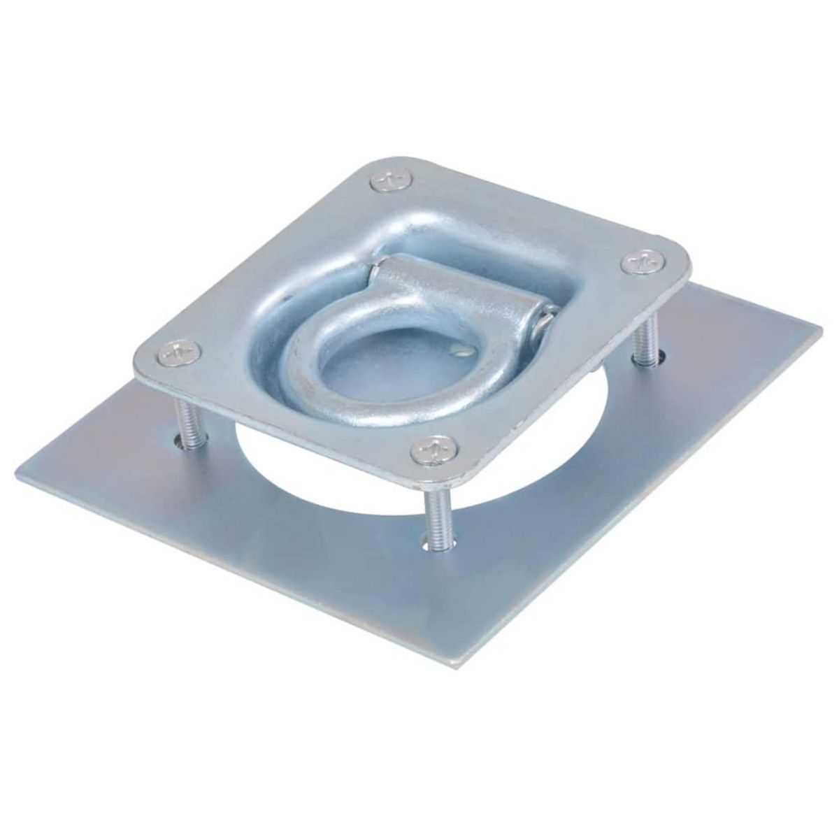 VIDAXL Anneau d'arrimage pour remorque 6 pcs Acier galvanise 2000 kg