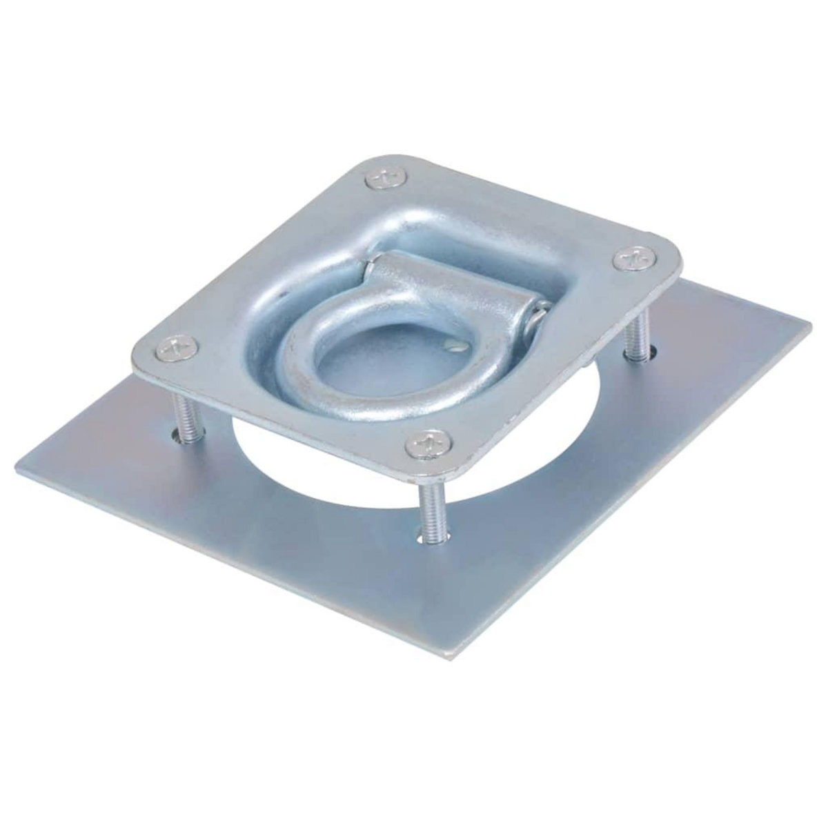 VIDAXL Anneau d'arrimage pour remorque 6 pcs Acier galvanise 2000 kg