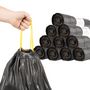Voir la diapositive 3 : VIDAXL Sacs poubelles avec cordons 250 pcs noir 120 L