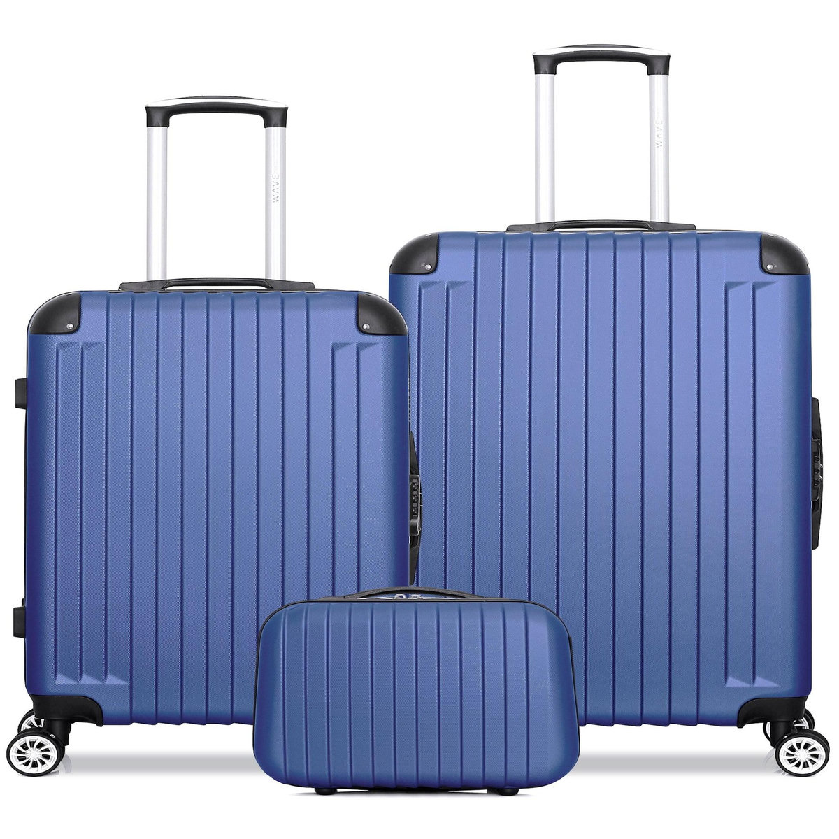 WAVE PARIS WAVE PARIS - Lot de 3 - Valise grand format, valise weekend et vanity TAGE