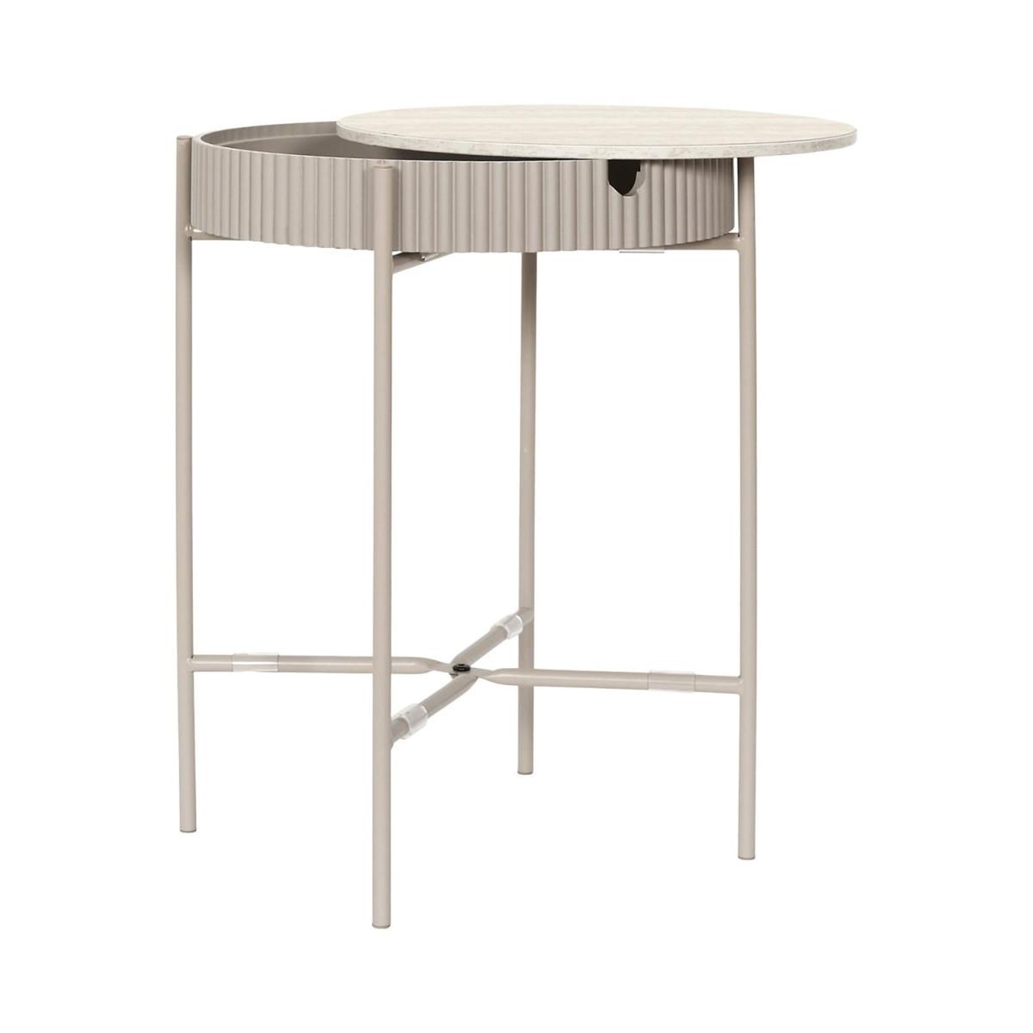 Voir la diapositive 3 : The Home Deco Factory Table de rangement design  terra nova  48cm beige
