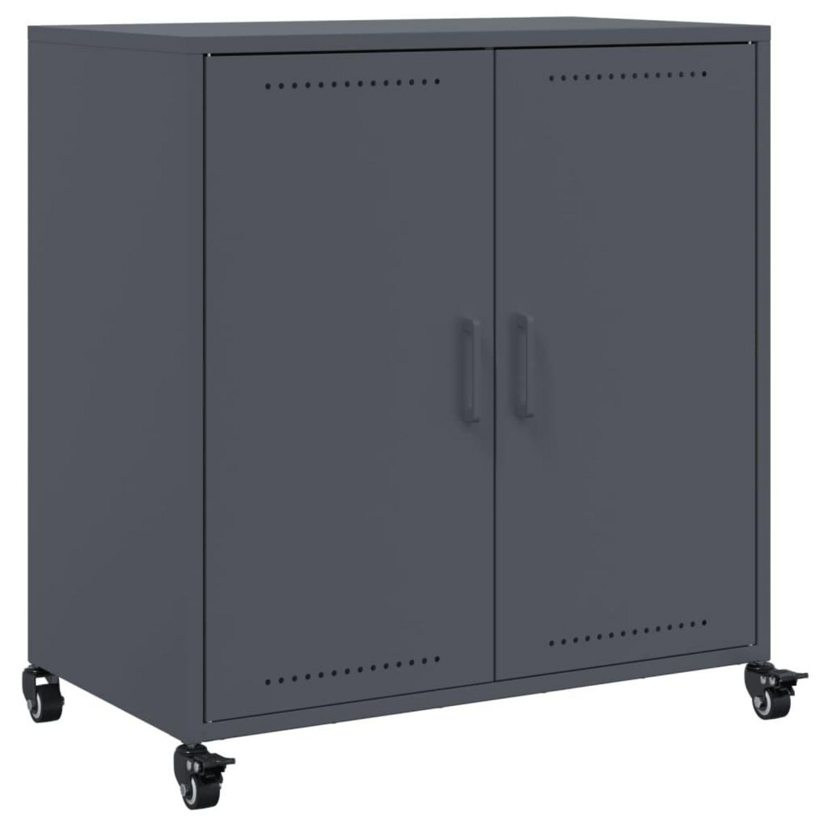 VIDAXL Buffet anthracite 68,5x39x72 cm acier