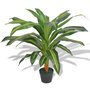 Voir la diapositive 1 : VIDAXL Plante artificielle avec pot Dracaena 90 cm Vert