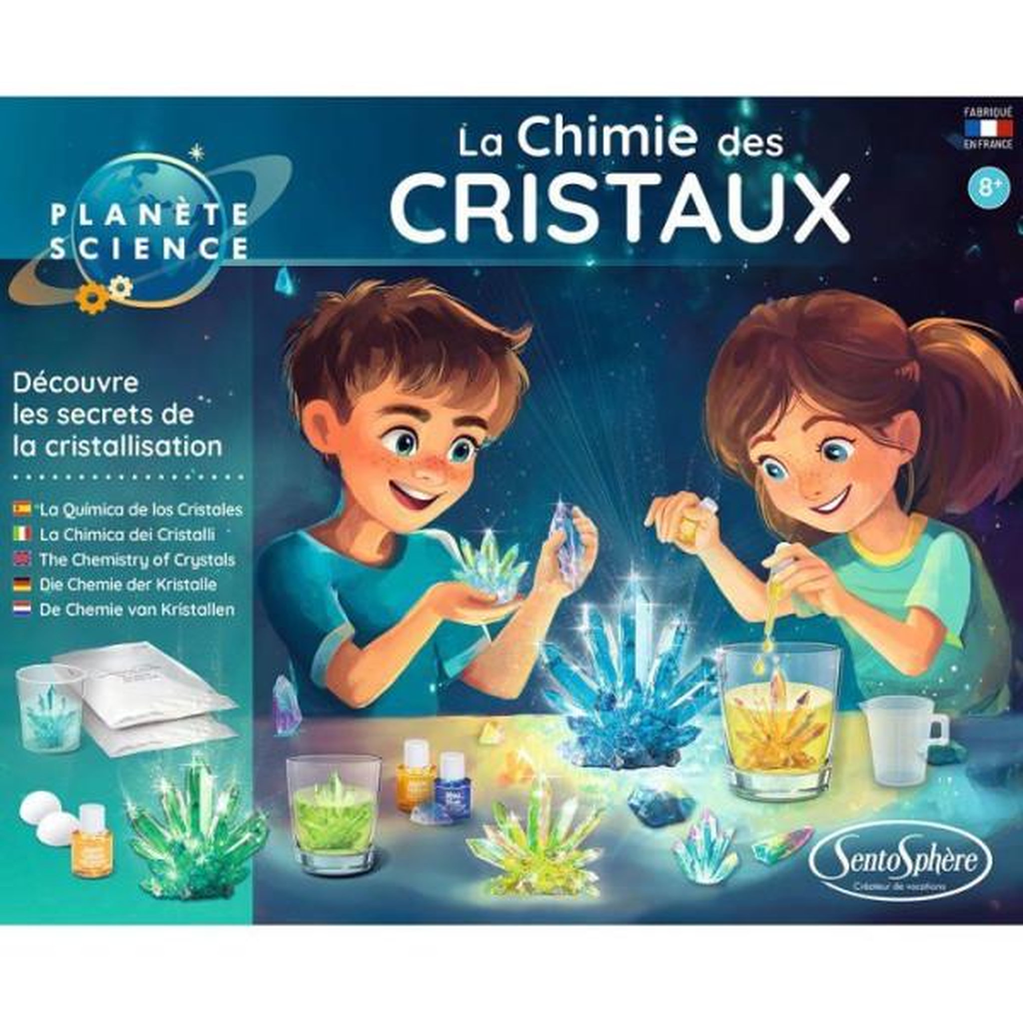 Voir la diapositive 4 : Sentosphere La chimie des cristaux - Kit experience