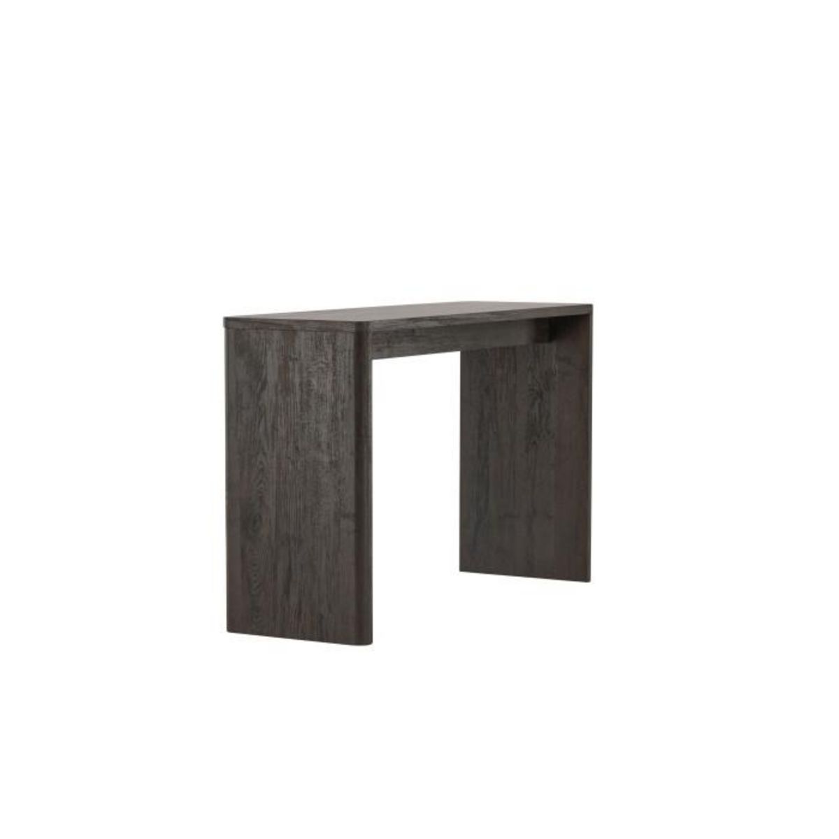 Paris Prix Console Design  Leknes  120cm Marron Foncé