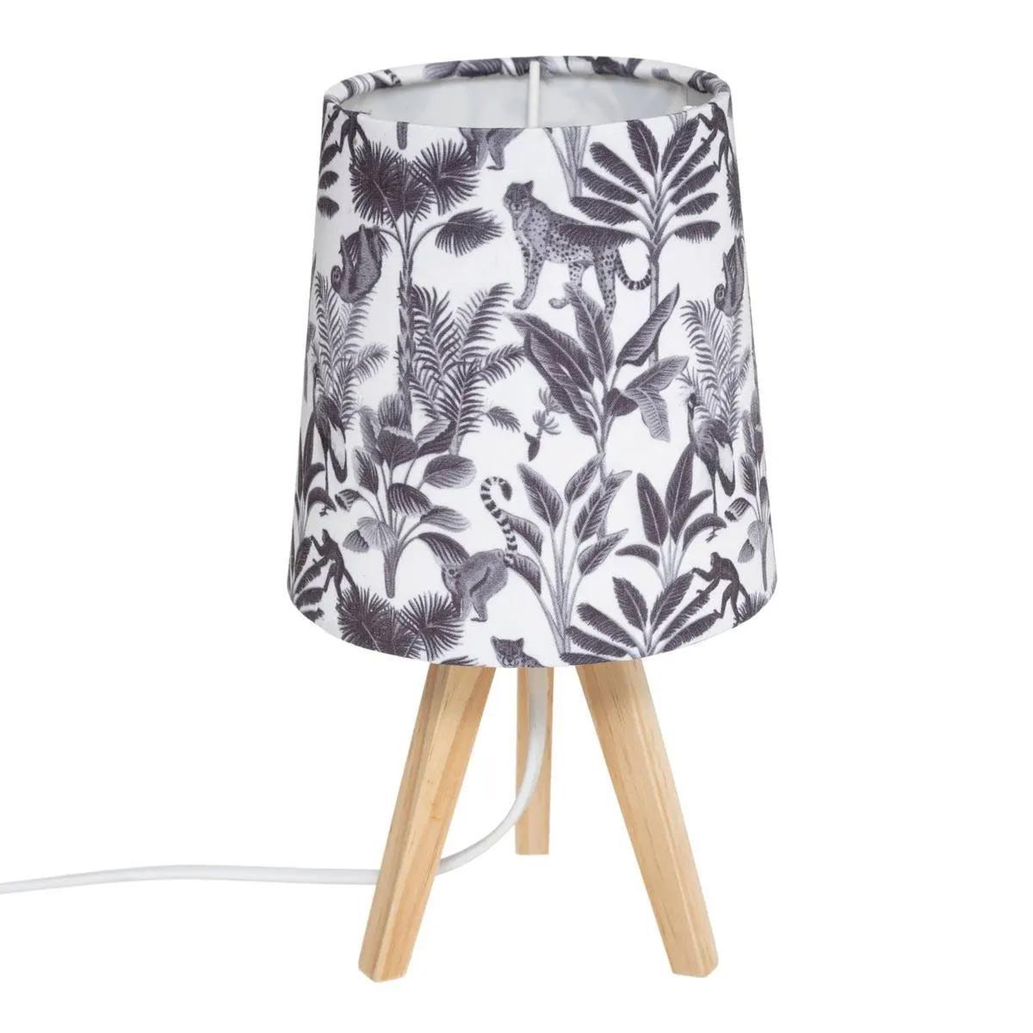 Atmosphera Kids Lampe à poser enfant  jungle  23cm bleu