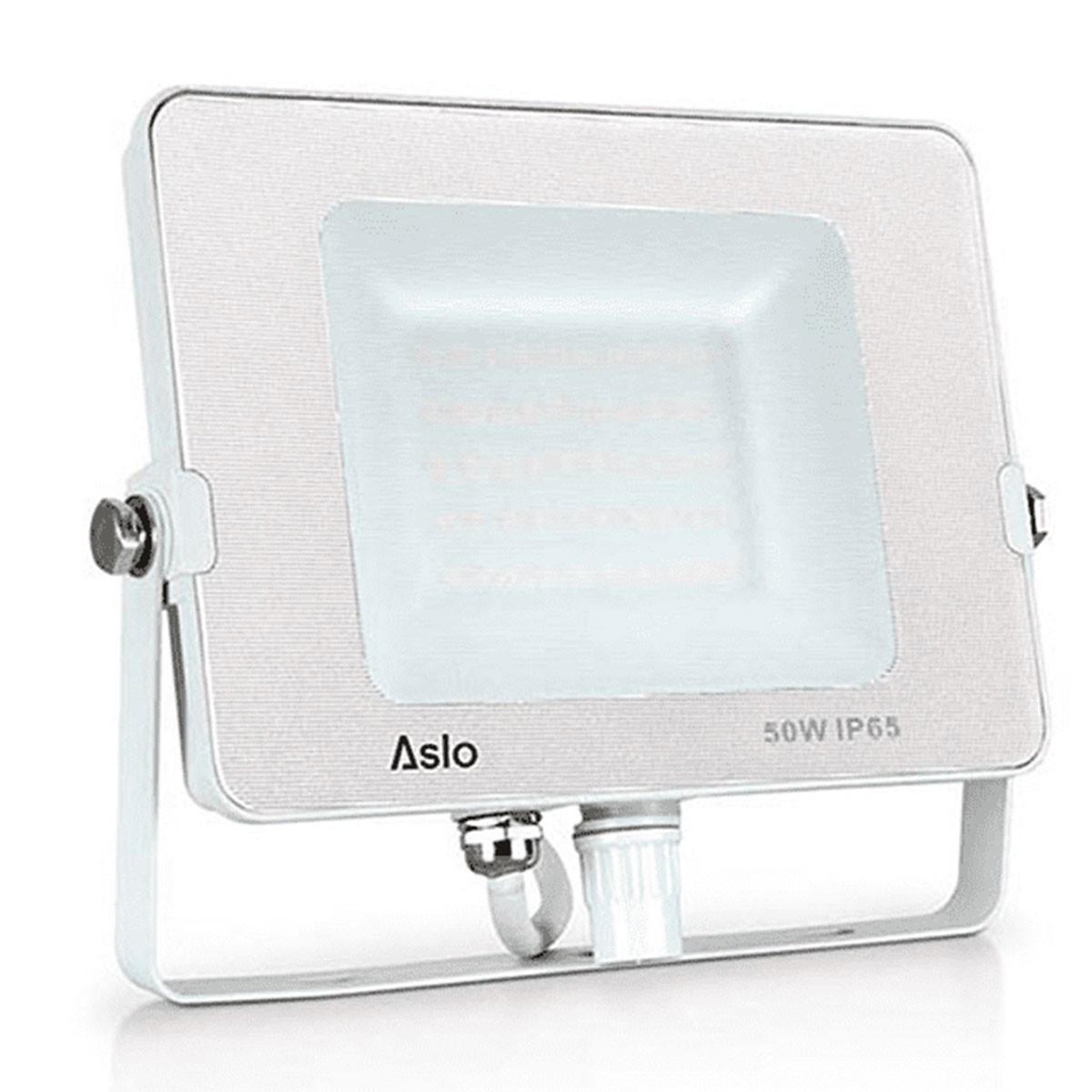 ASLO Projecteur LED spot blanc 20W SMD 1600Lm Blanc chaud 3000K 230V Extérieur/Intérieur IP65 Chantier Travaux ASLO