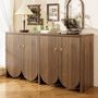 Voir la diapositive 4 : MERAX Buffet 4 porte(s) 0 tiroir(s) - 147 cm naturel mdf