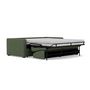 Voir la diapositive 5 : BEST MOBILIER Julia - canapé 3 places convertible express couchage quotidien 140 cm matelas 18 cm en tissu