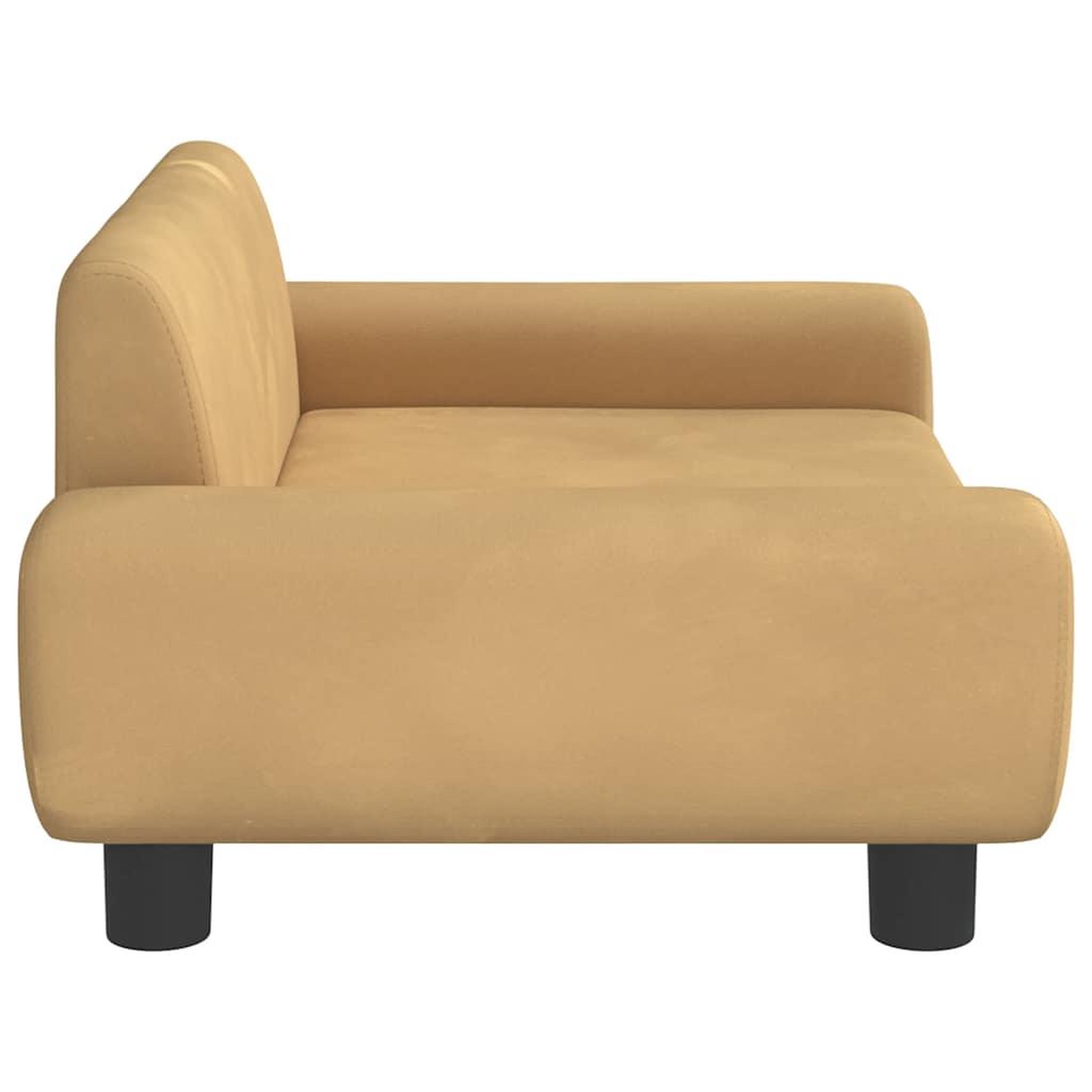 Voir la diapositive 4 : VIDAXL Lit pour chien marron 70x45x33 cm velours