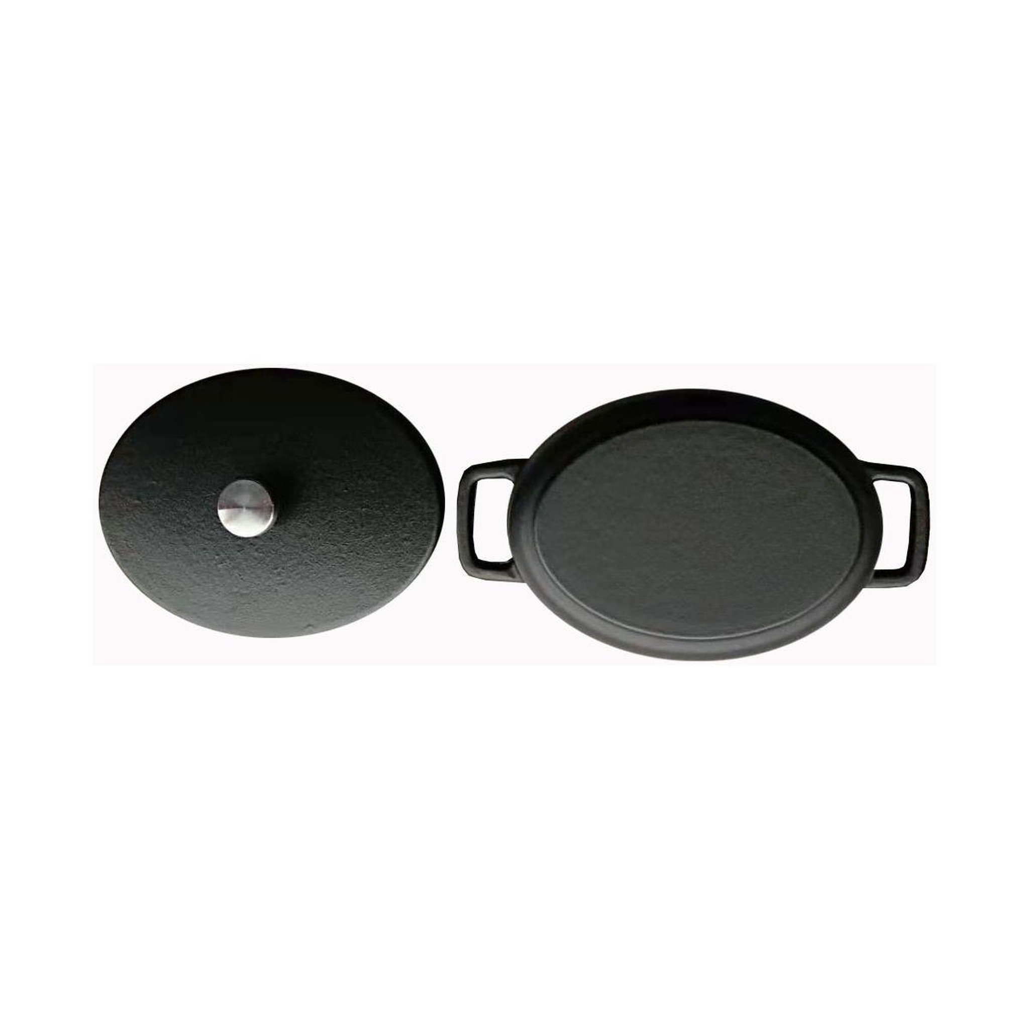 Voir la diapositive 2 : BAUMALU Cocotte 29 cm et couvercle 4.7L noir black