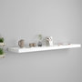 Voir la diapositive 1 : VIDAXL Etagere murale flottante blanc 120x23,5x3,8 cm MDF