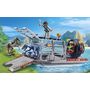 Voir la diapositive 6 : PLAYMOBIL 9433 - The Explorers - Bateau avec cage et deinonychus 