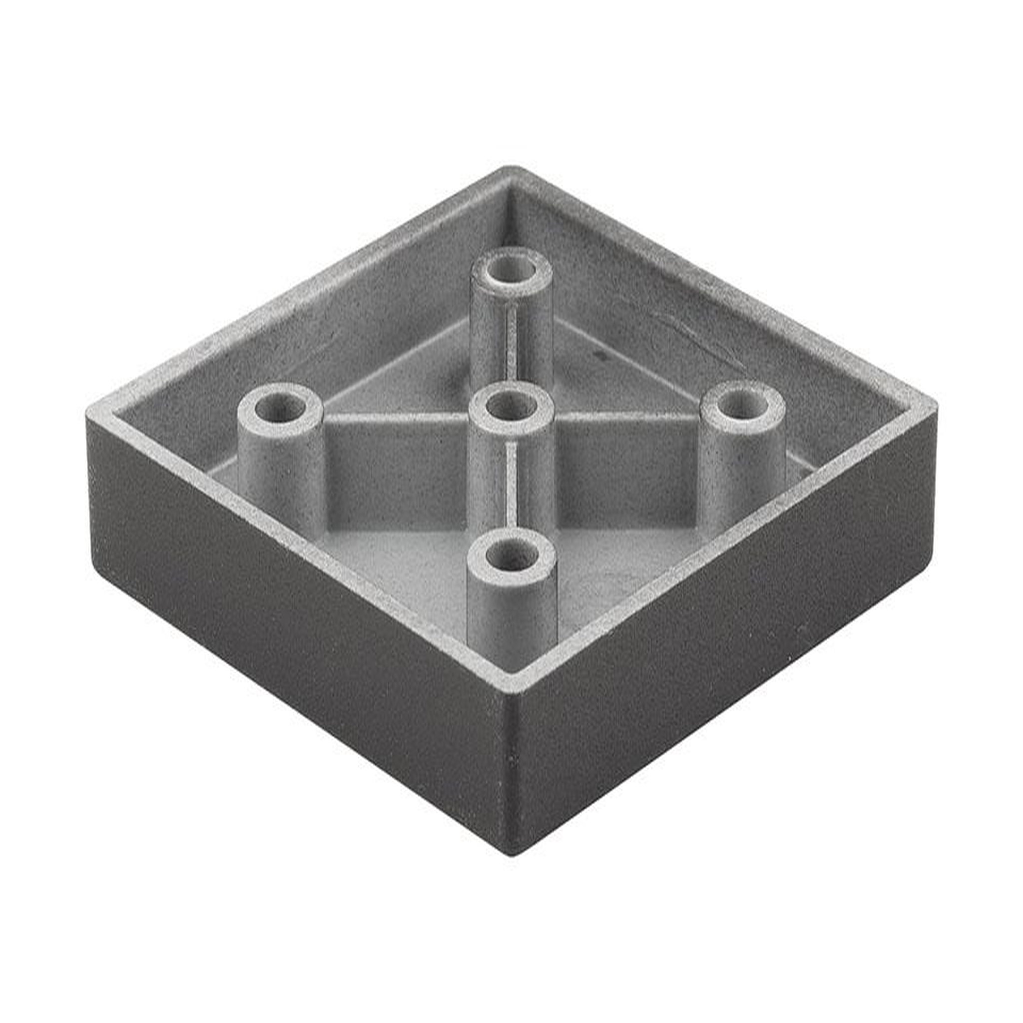 CENTRALE BRICO Pied de meuble fp006 10mm noir mat