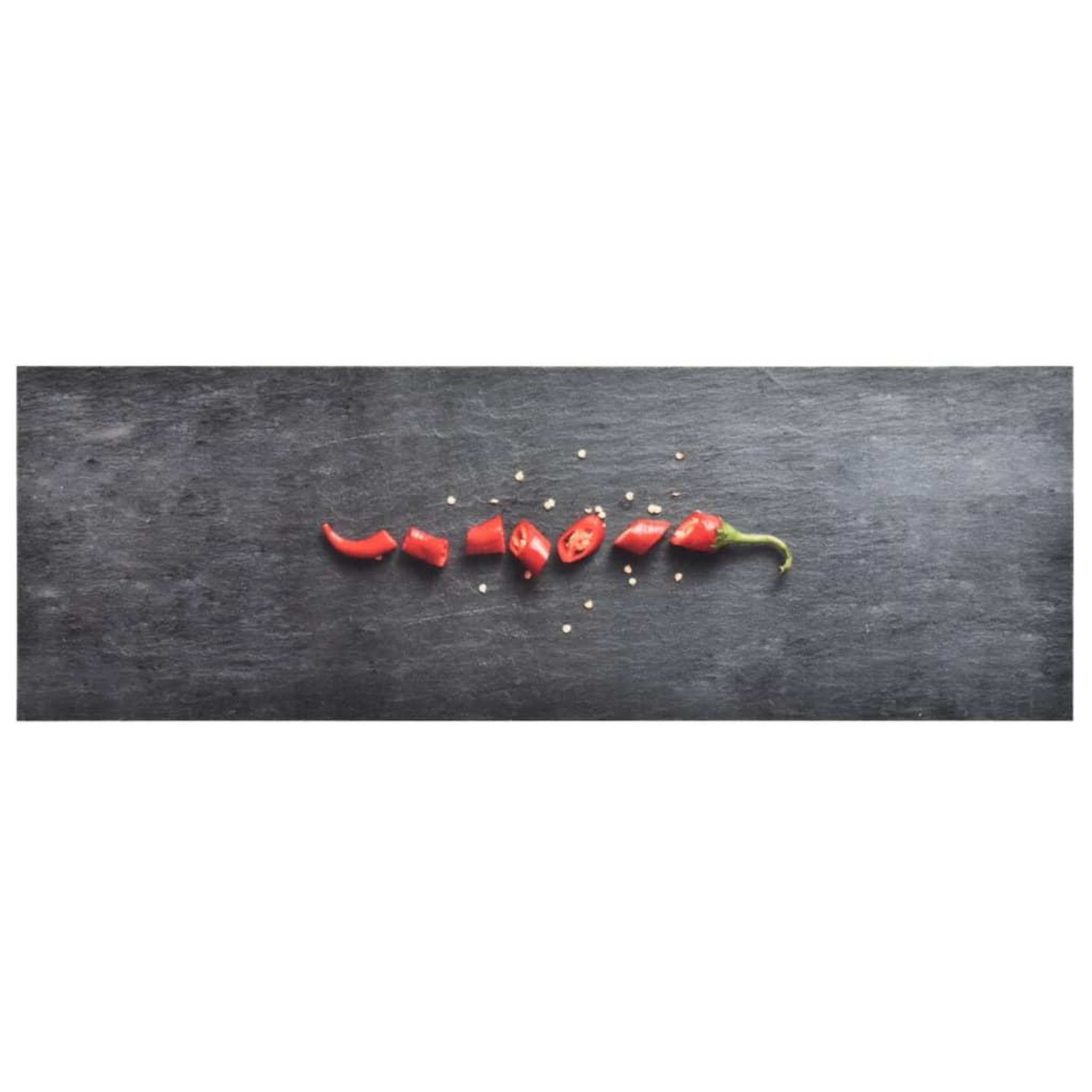 VIDAXL Tapis de cuisine lavable Poivre 60x300 cm