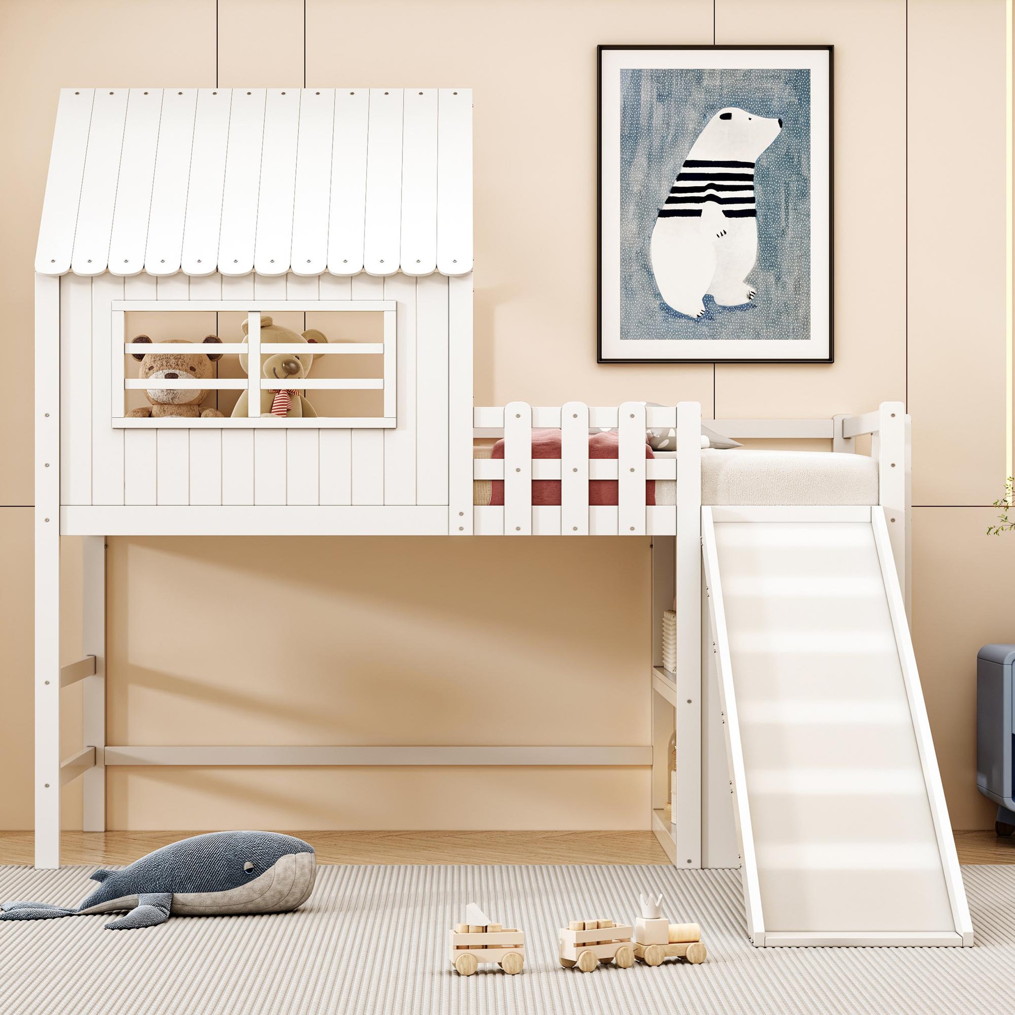 Voir la diapositive 2 : MERAX Lit mezzanine enfant