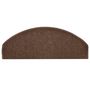 Voir la diapositive 5 : VIDAXL Tapis de marches d'escalier 15 pcs Marron 65x24x4 cm