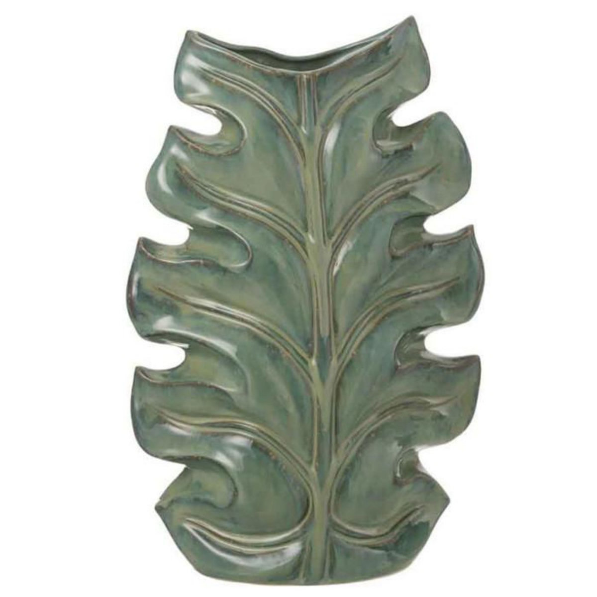 Paris Prix Vase Design en Céramique  Poséidon  46cm Vert