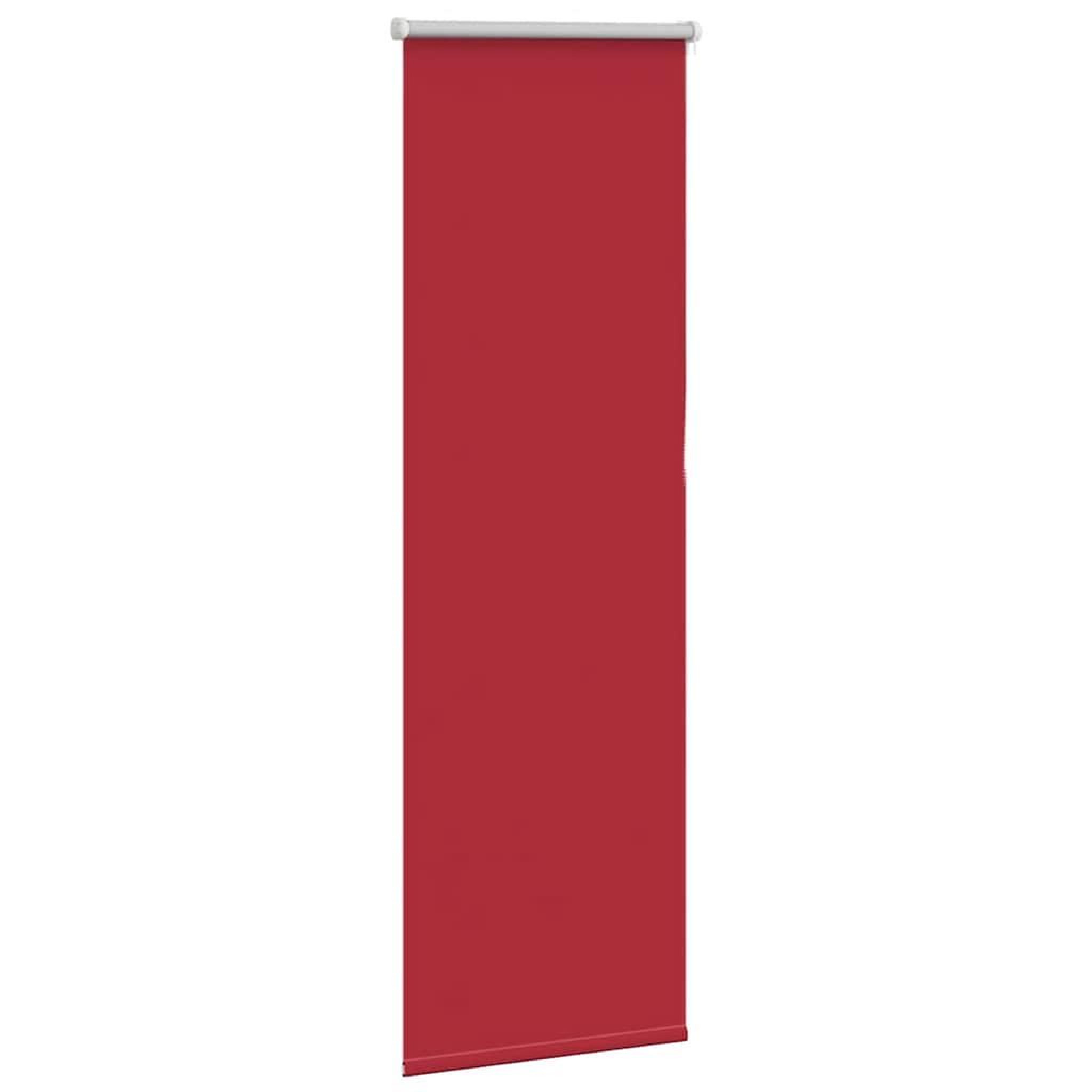 Voir la diapositive 3 : VIDAXL Store enrouleur occultant rouge largeur du tissu 45,7 cm