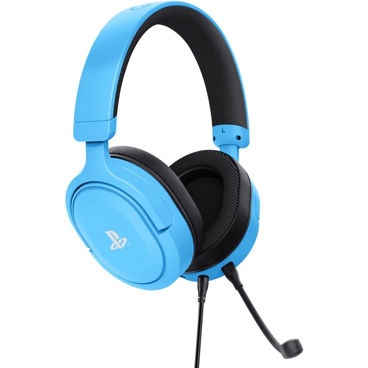Trust Casque gamer Forta PS5 Bleu