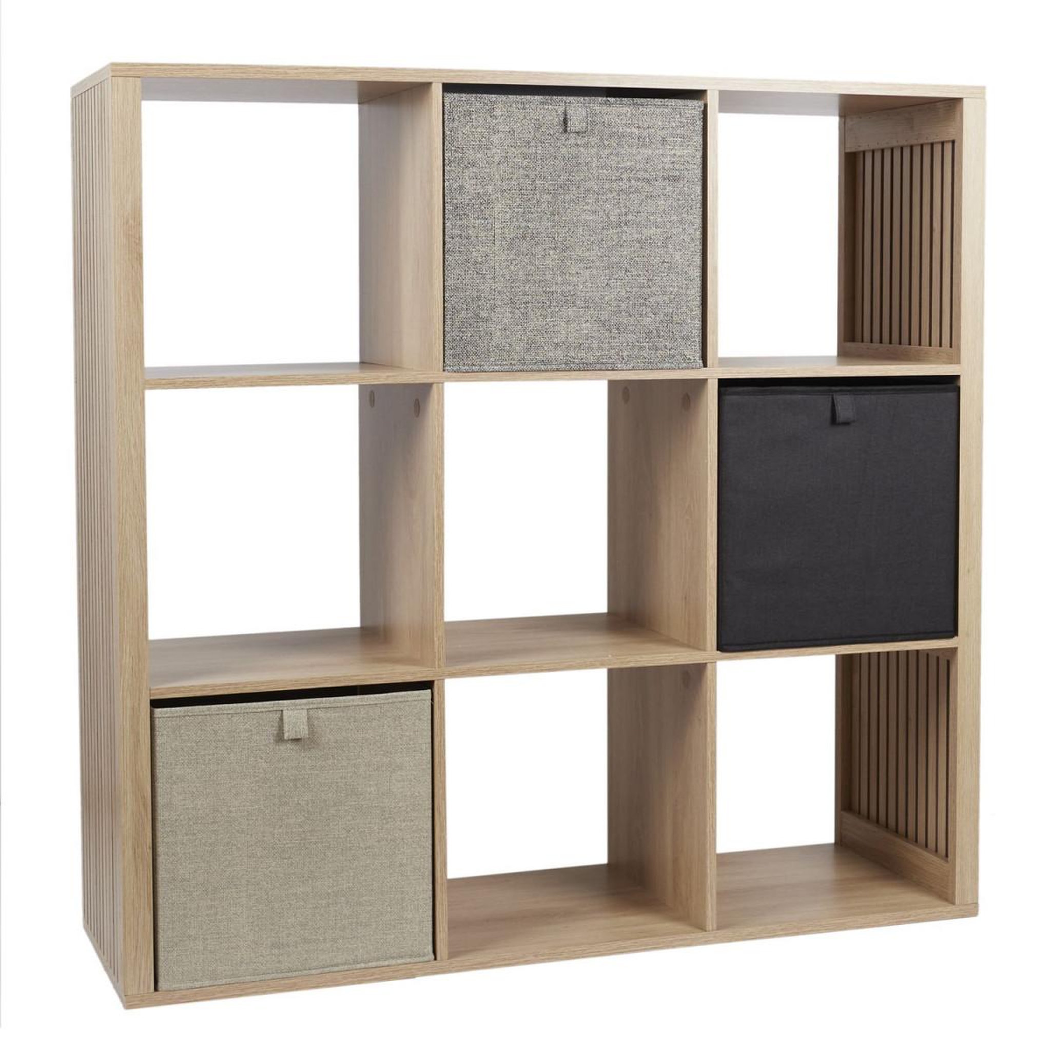 Voir la diapositive 6 : The Home Deco Factory Étagère modulable 9 cases  klaus  102cm marron