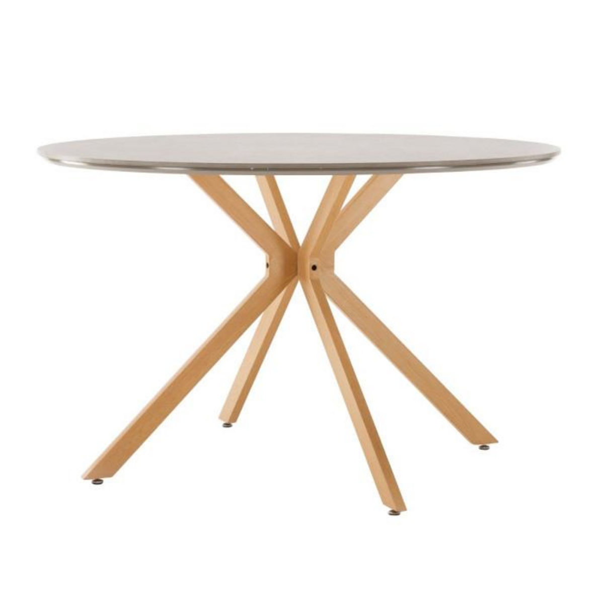 Paris Prix Table à Manger Ronde Piazza  120cm Gris