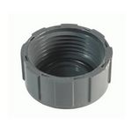 CENTRALE BRICO Bouchon PVC avec joint torique - Démontage facile - 1,5  Mâle