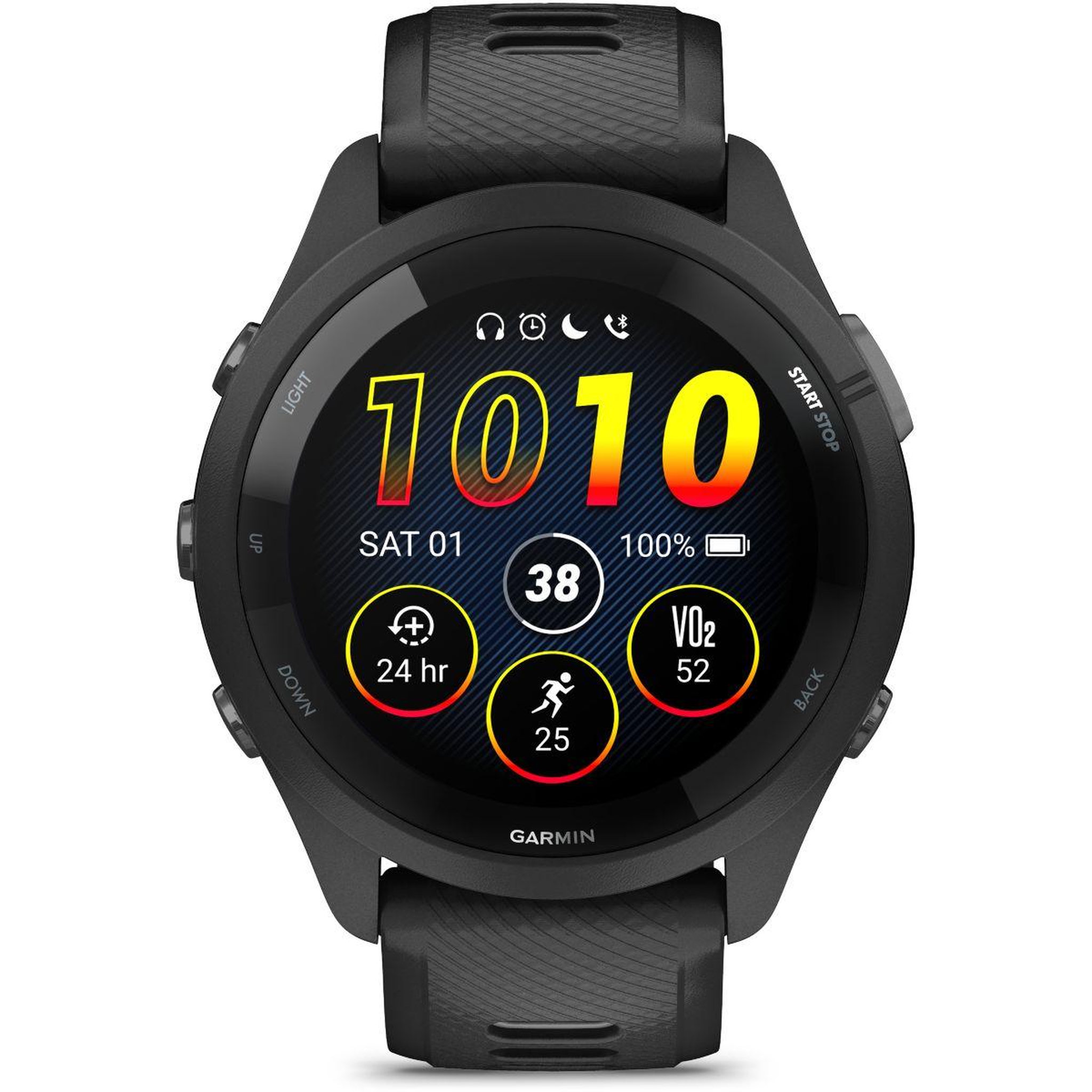 GARMIN Montre connectée forerunner 265 music noire / gris amoled gps ip6x