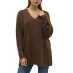 Vero Moda Pull  Femme Vero Moda Filuca. Coloris disponibles : Marron