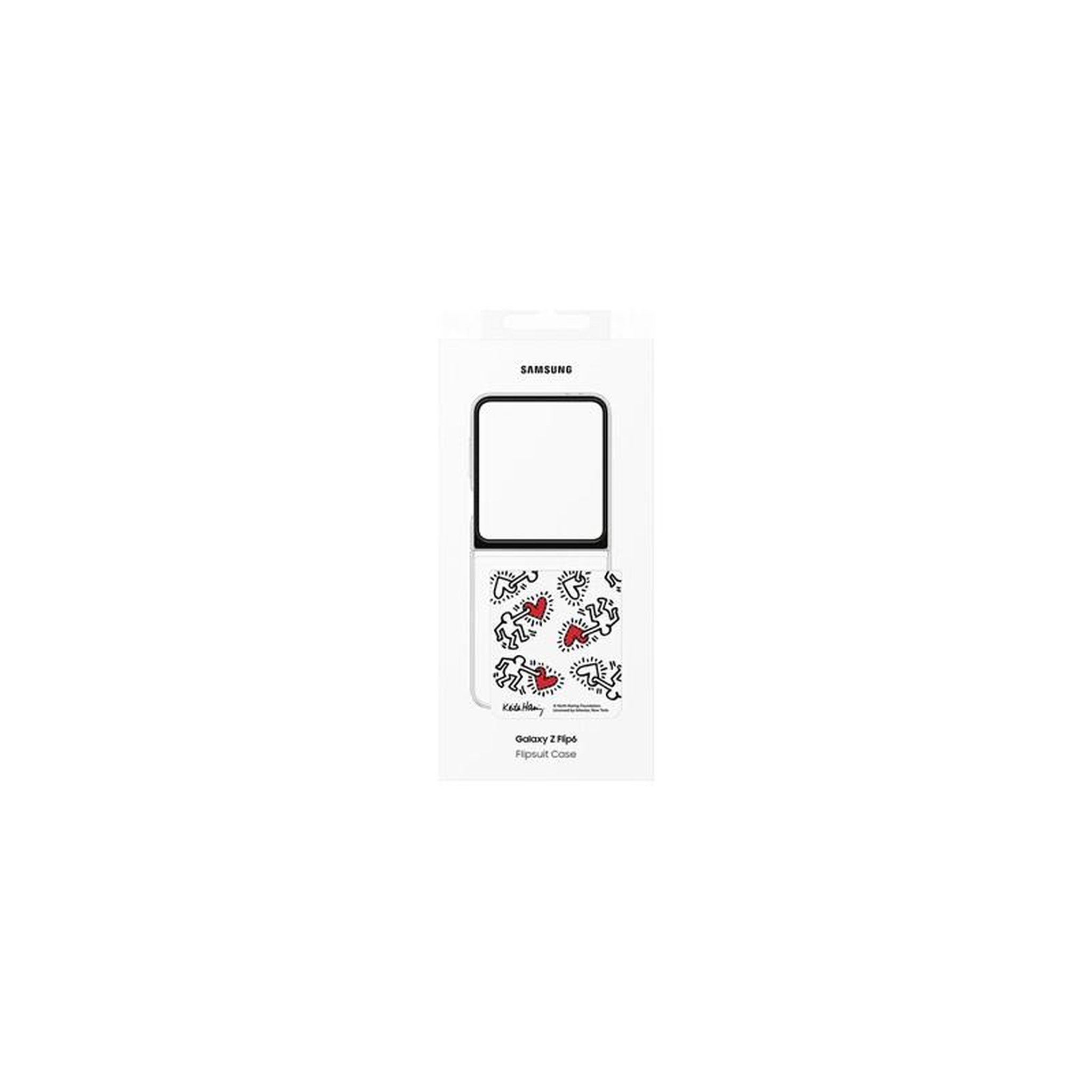 Voir la diapositive 5 : Samsung Coque et étui téléphone mobile Samsung Coque personnalisable Keith Harring Galaxy Z Flip 6 Blanc