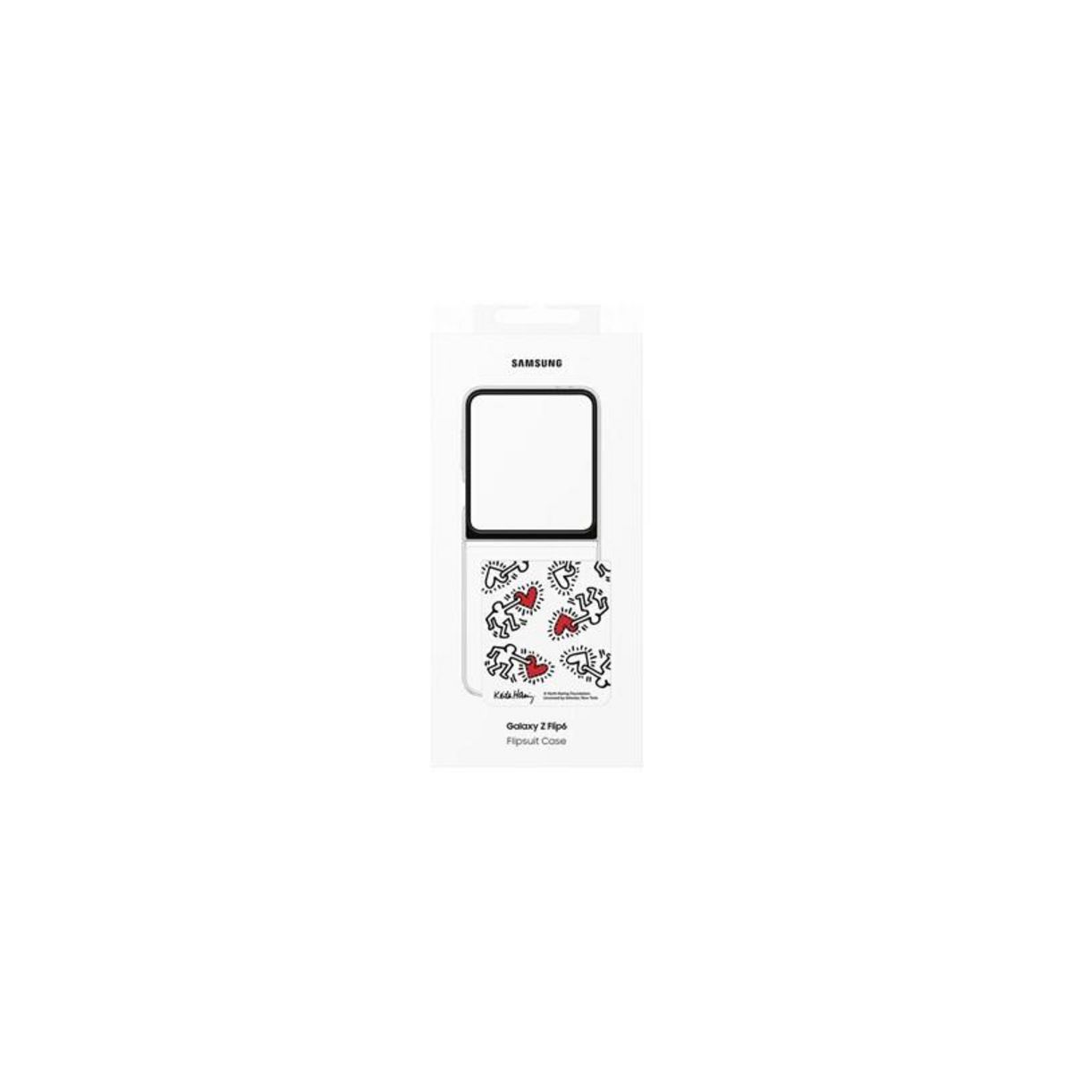 Samsung Coque et étui téléphone mobile Samsung Coque personnalisable Keith Harring Galaxy Z Flip 6 Blanc
