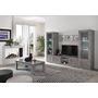 Voir la diapositive 3 : Meuble TV 2 portes 1 niche L156 cm TORINO