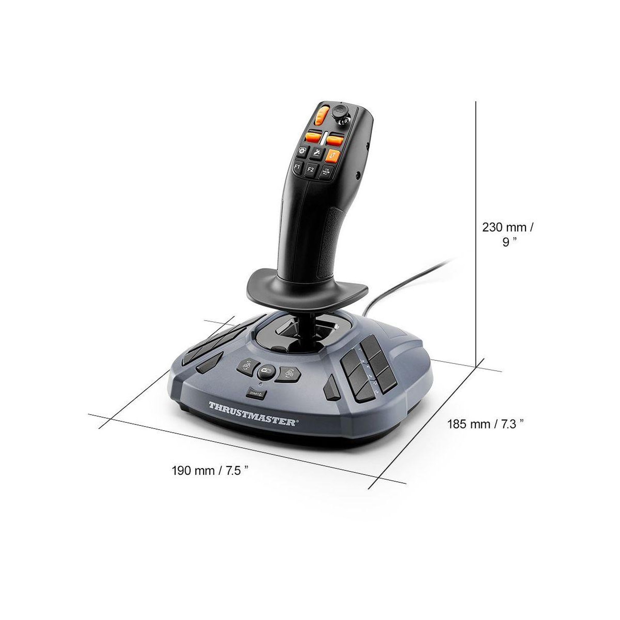 Voir la diapositive 4 : Thrustmaster Joystick joystick simtask farmstick