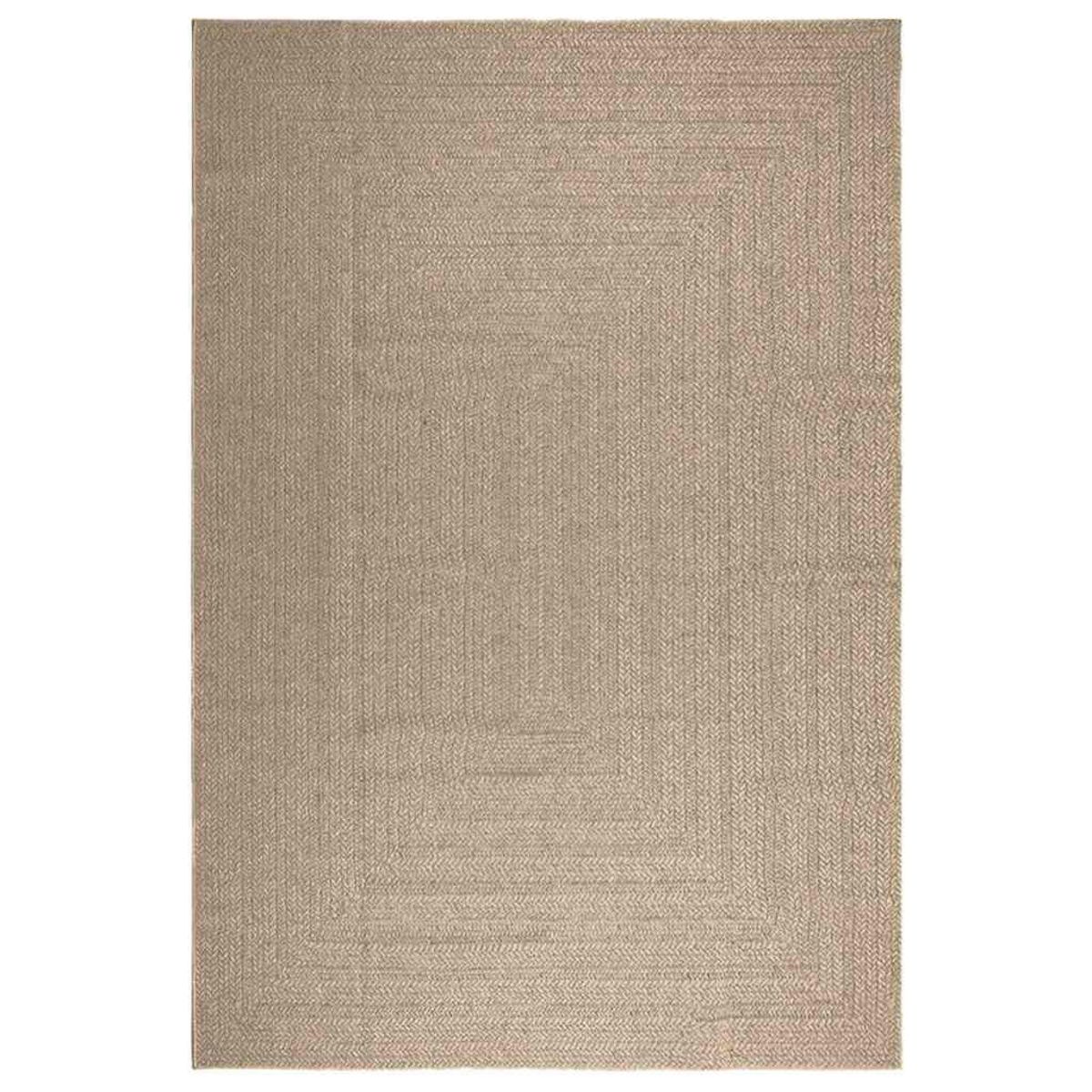 VIDAXL Tapis ZIZUR beige 240x340 cm aspect de jute interieur exterieur