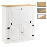 IDIMEX Meuble bar à vin en pin TEQUILA style mexicain. Coloris disponibles : Bicolore, Marron