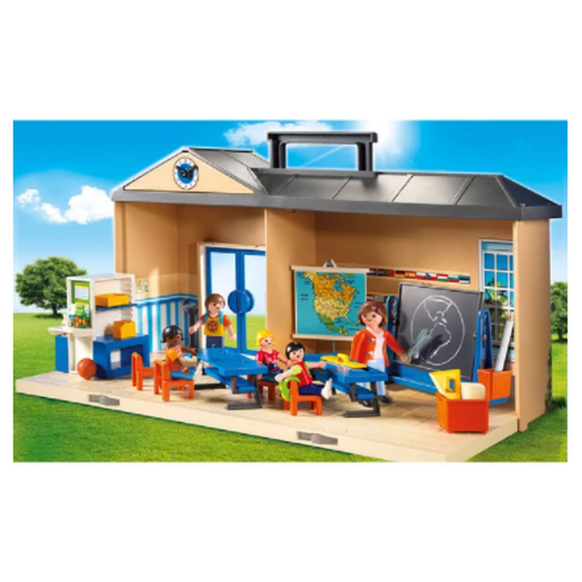 PLAYMOBIL 5941 Playmobil City Life Salle de classe transportable