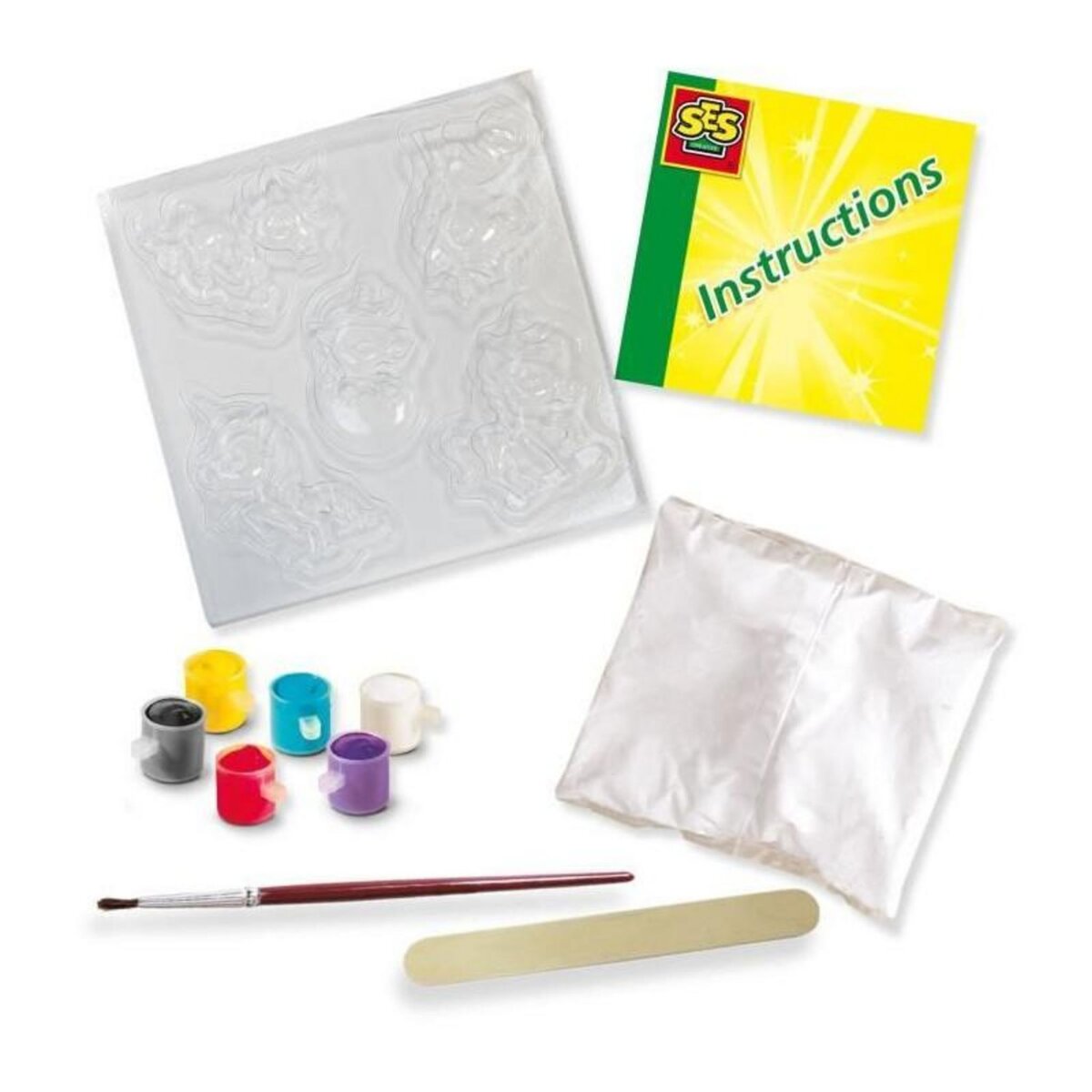 SES Creative Jeu de moulage et peinture SES Creative Bébés Licornes coloré